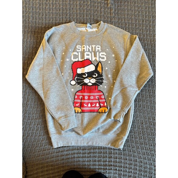 Ugly Christmas Unisex Youth Sweatshirt Medium - Picture 1 of 4